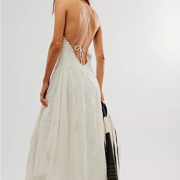 Free People Heart of Mine White Maxi Dress - Picture 2 of 5